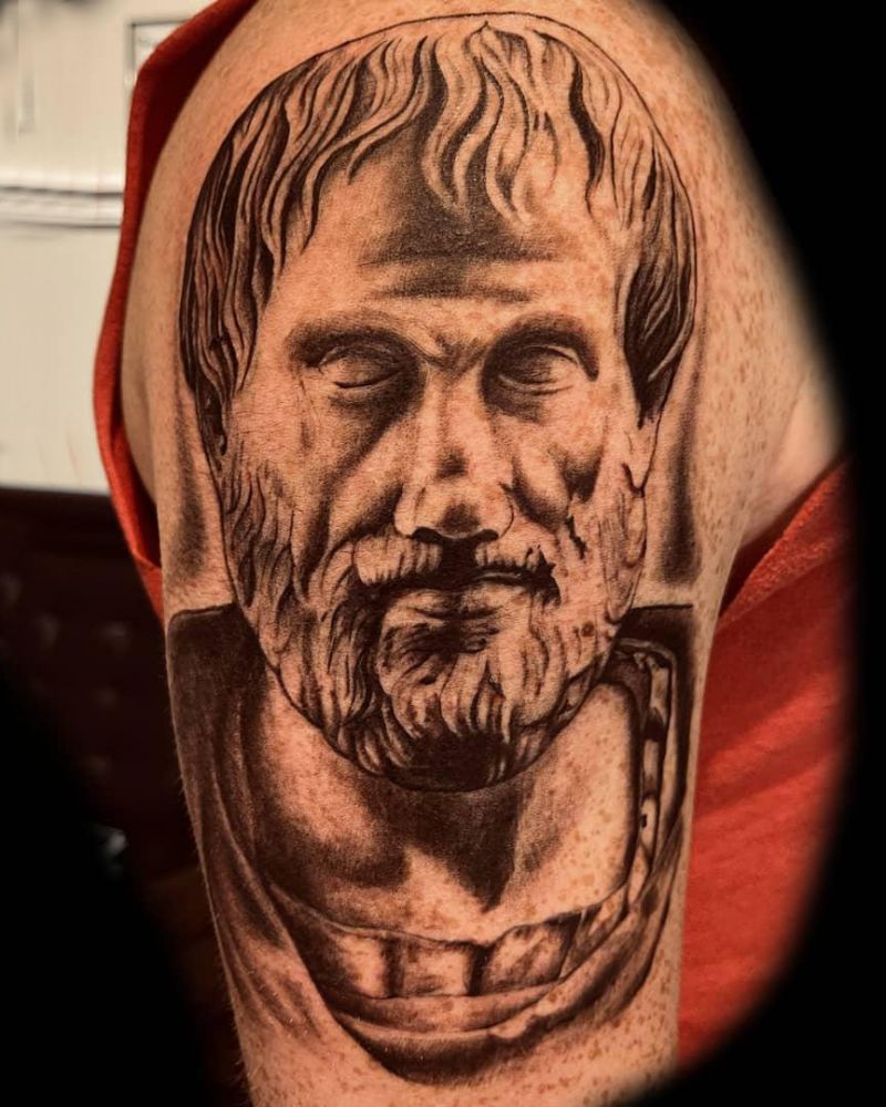 16 Unique Aristotle Tattoos to Inspire You