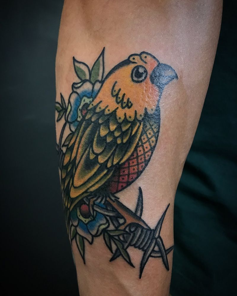 26 Pretty Canary Tattoos You Must Love