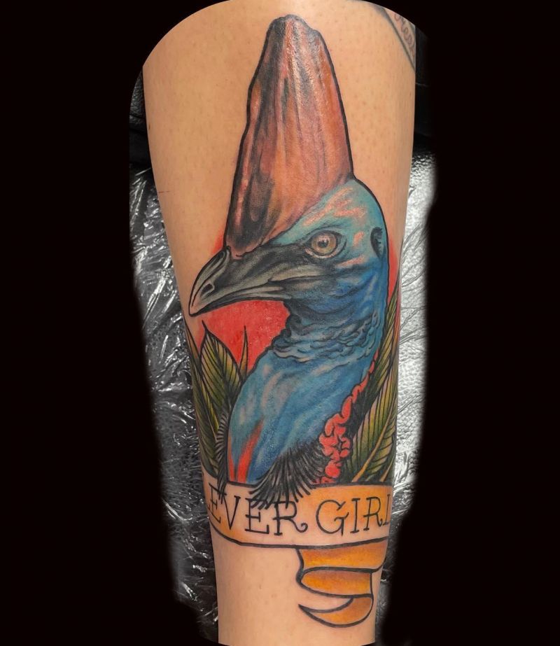 30 Unique Cassowary Tattoos You Must Love