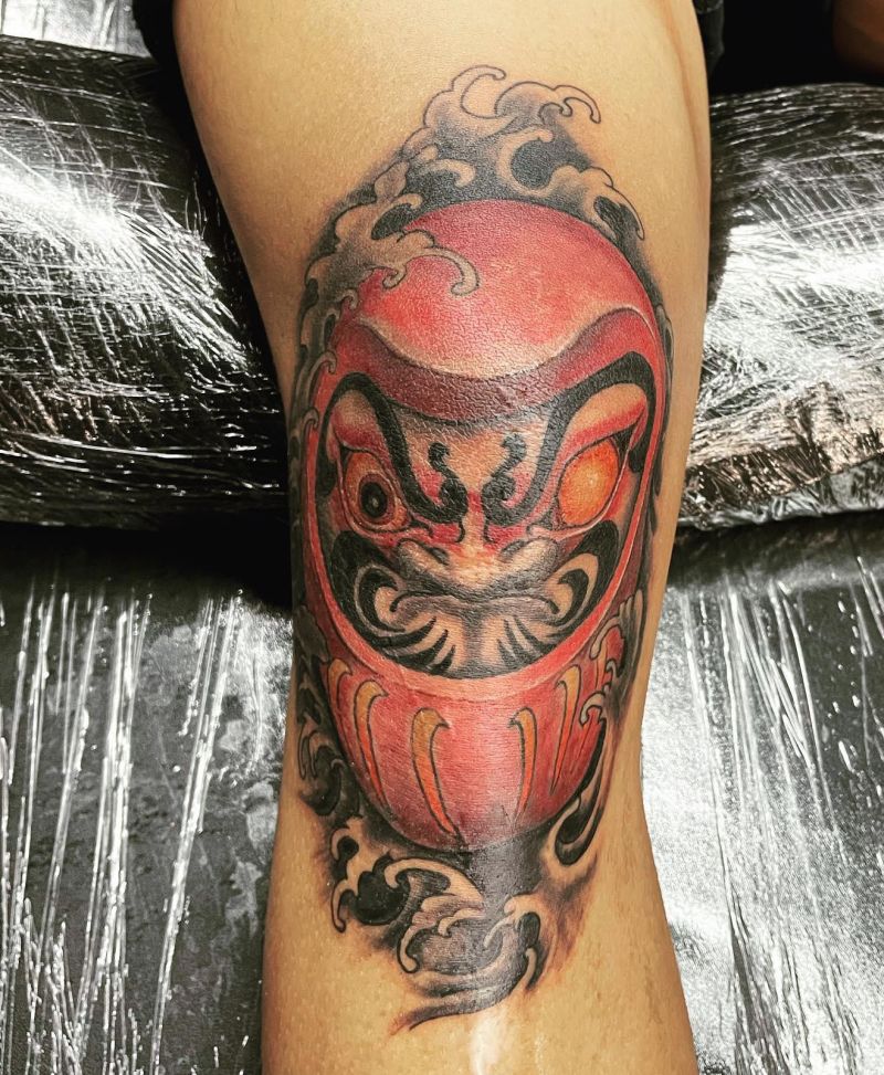 30 Unique Daruma Doll Tattoos for Your Inspiration