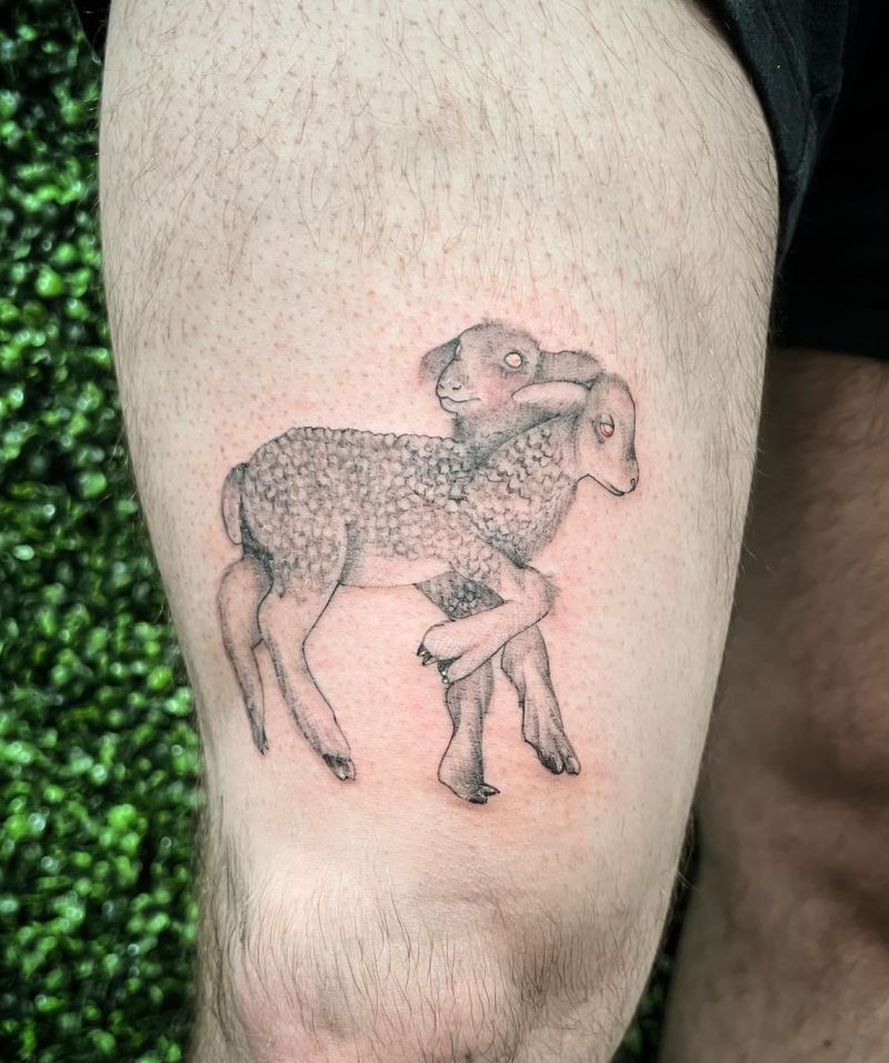 30 Cute Lamb Tattoos You Can Copy