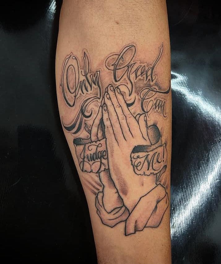 30 Unique Only God Can Judge Me Tattoos You Can Copy