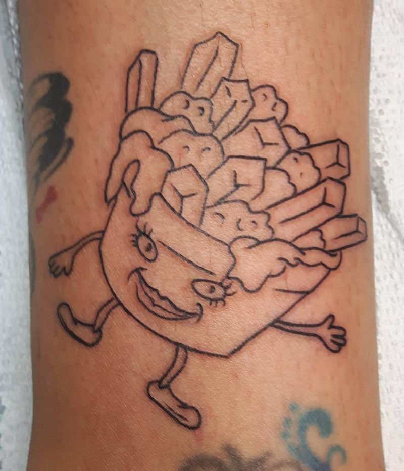 30 Unique Poutine Tattoos You Must Love