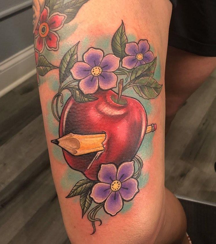 30 Classy Teacher Tattoos You Will Love