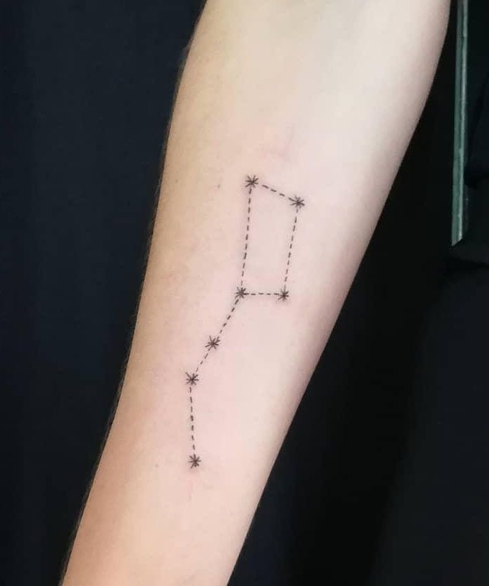 30 Unique Ursa Major Tattoos to Inspire You