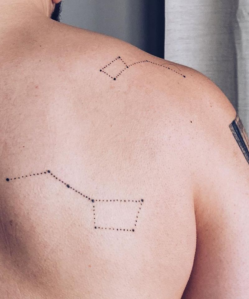 14 Unique Ursa Minor Tattoos You Can Copy