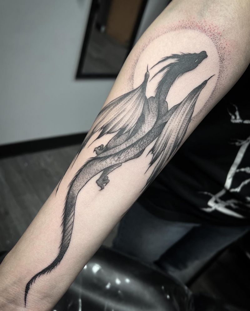 30 Unique Wyvern Tattoos You Must Love