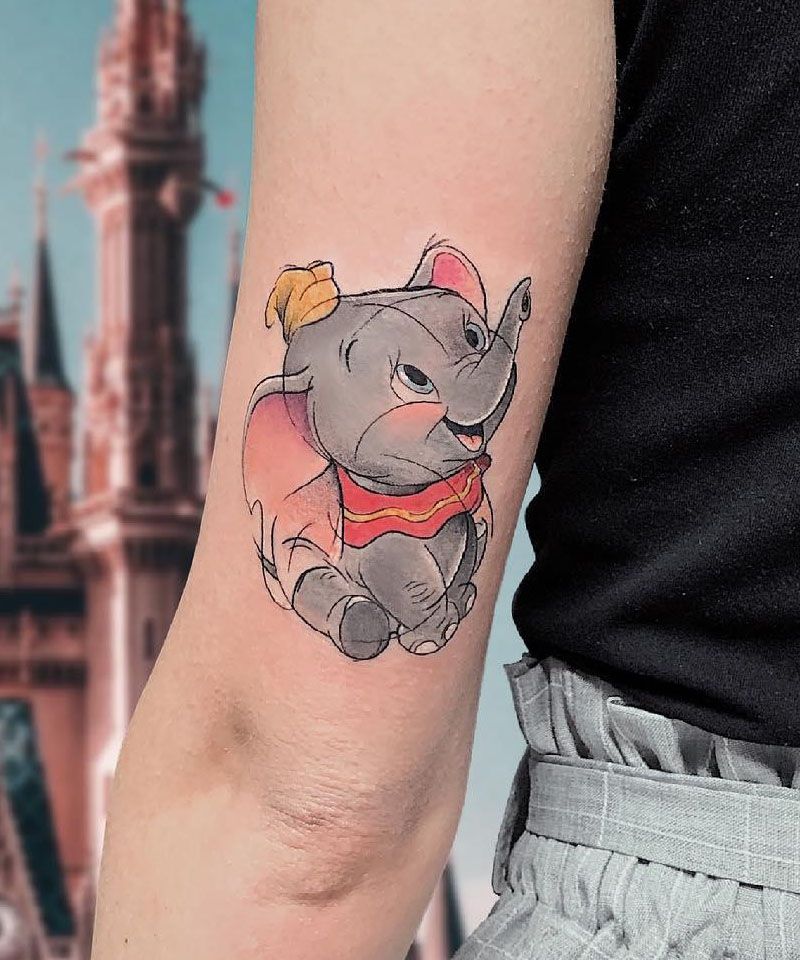 30 Cool Baby Elephant Tattoos for Your Inspiration