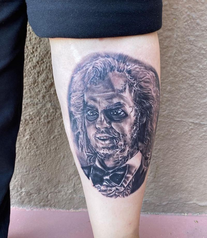 30 Unique Beetlejuice Tattoos You Must Love