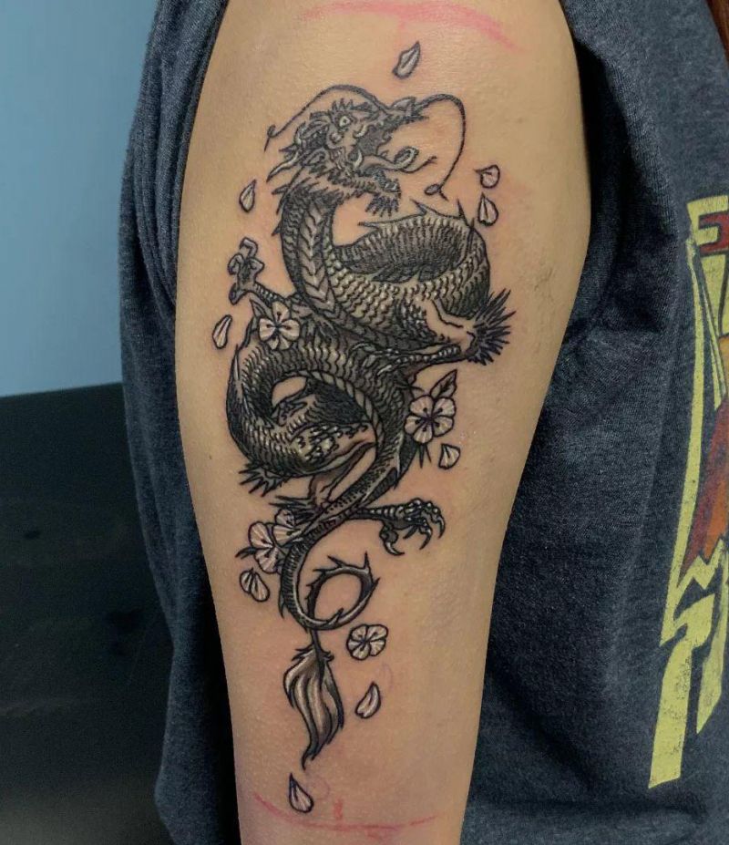 30 Pretty Chinese Dragon Tattoos You Can Copy