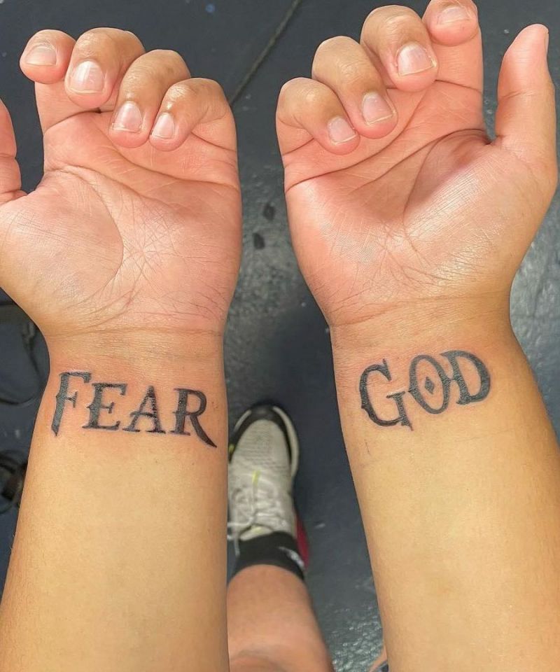 30 Unique Fear God Tattoos For Your Next Ink