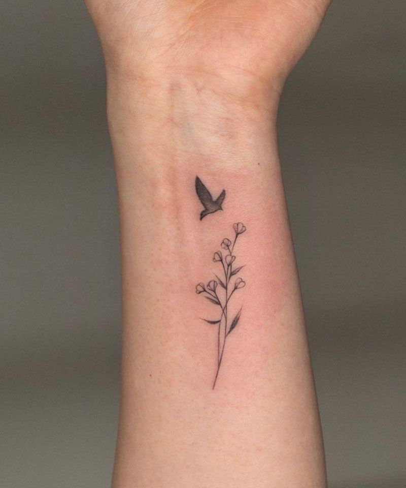 30 Unique Gypsophila Tattoos for Your Inspiration