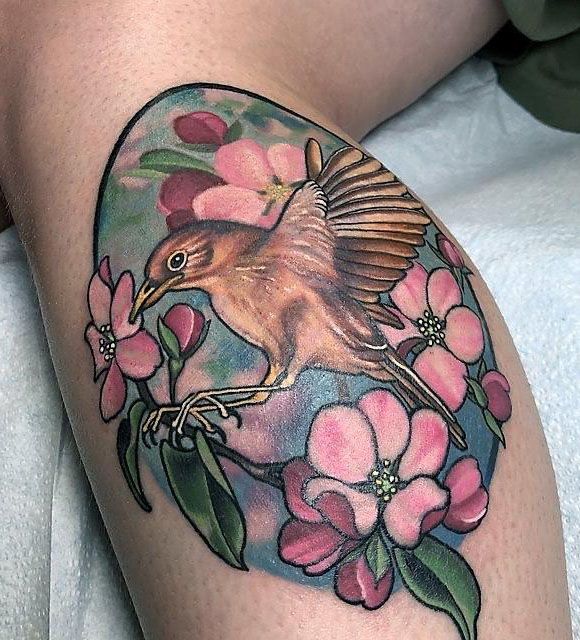 30 Unique Nightingale Tattoos to Inspire You