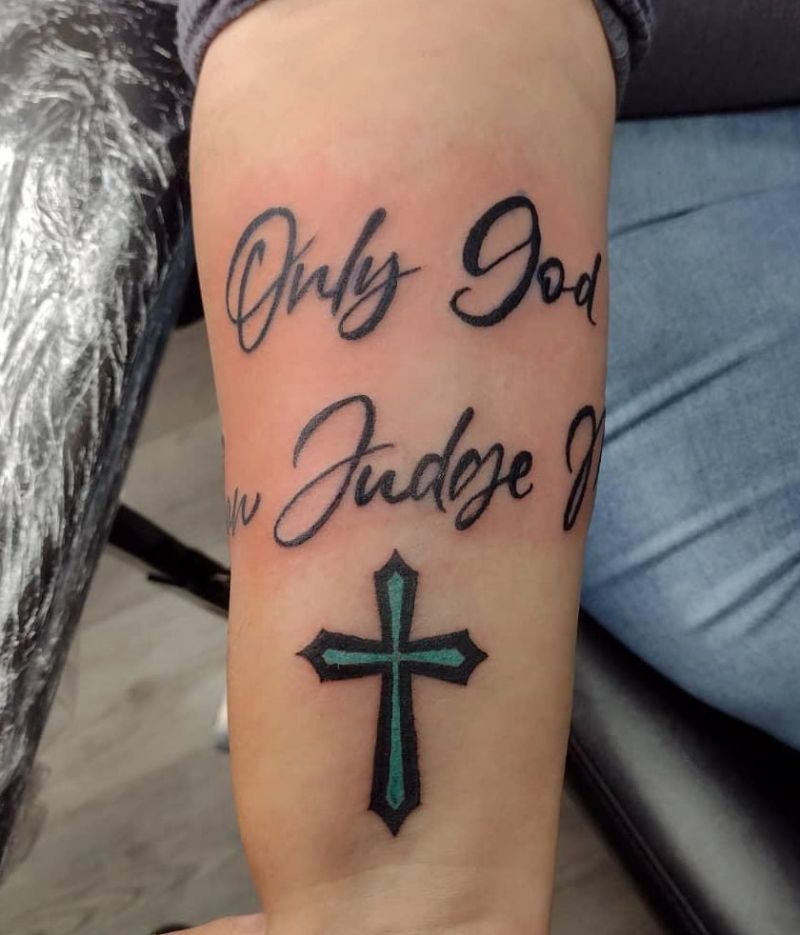 30 Unique Only God Can Judge Me Tattoos You Can Copy