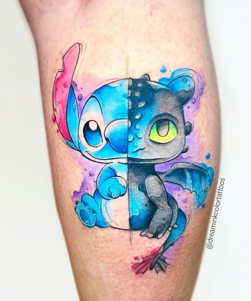 30 Unique Stitch Tattoos You Can Copy