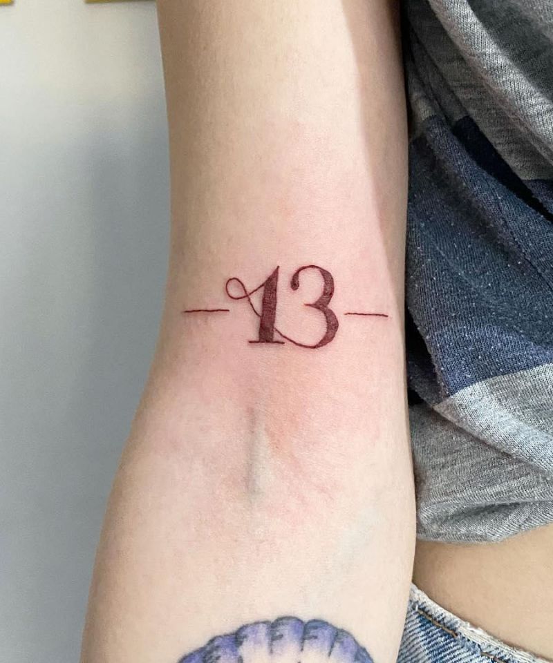 30 Unique 13 Tattoos For Your Next Ink