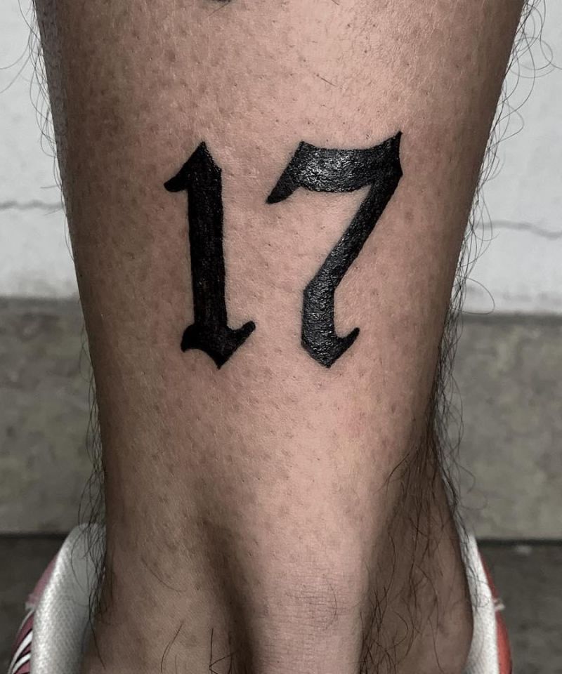 30 Unique 17 Tattoos You Can Copy