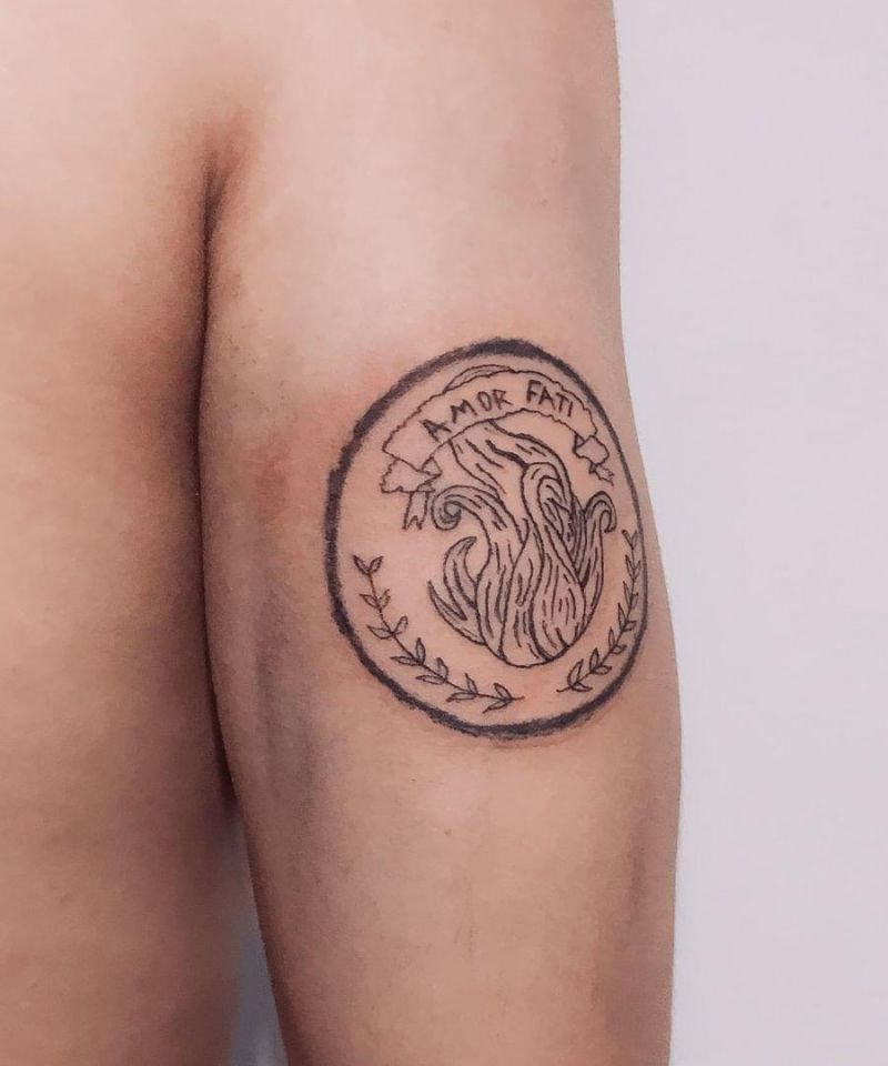 30 Unique Amor Fati Tattoos to Inspire You