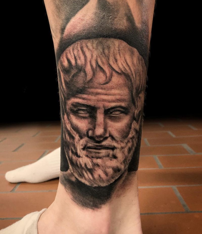 16 Unique Aristotle Tattoos to Inspire You