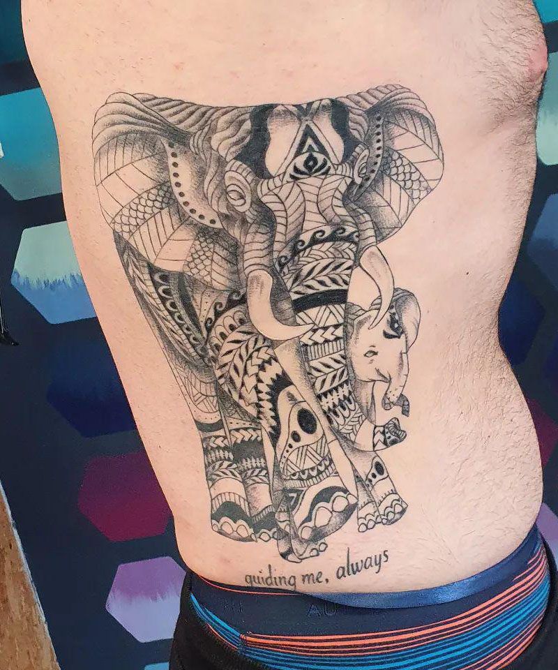 30 Cool Baby Elephant Tattoos for Your Inspiration