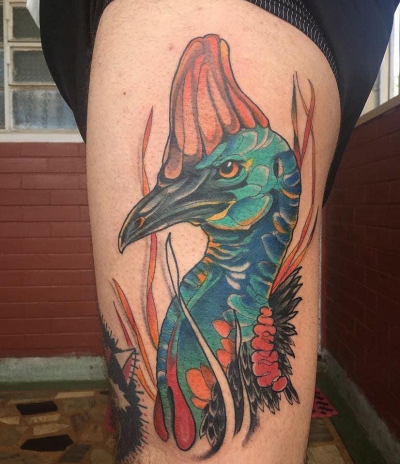 30 Unique Cassowary Tattoos You Must Love