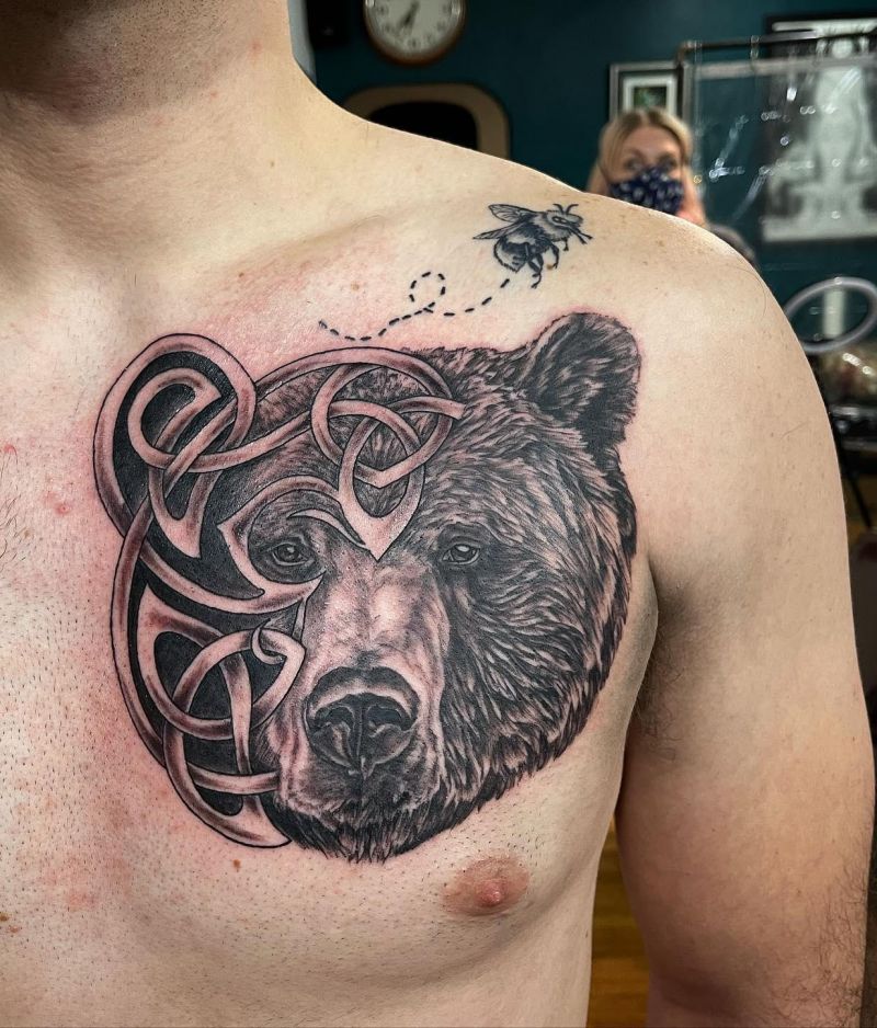 30 Awesome Grizzly Bear Tattoos For Your Next Ink