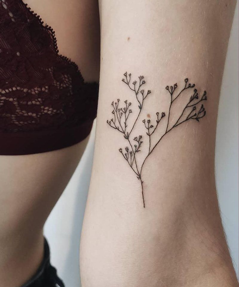 30 Unique Gypsophila Tattoos for Your Inspiration