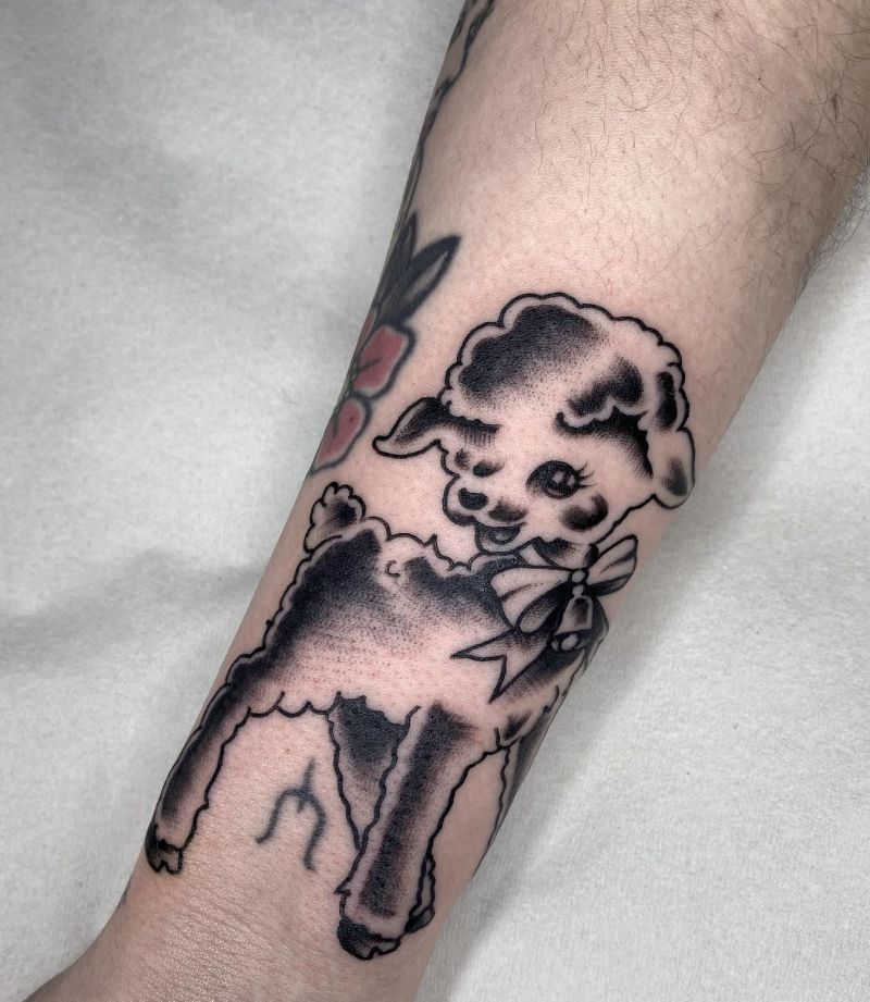 30 Cute Lamb Tattoos You Can Copy