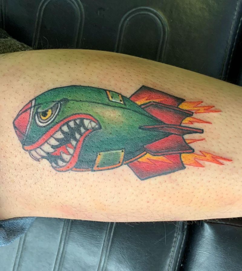 30 Unique Shark Bomb Tattoos You Must Love