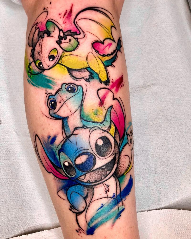 30 Unique Stitch Tattoos You Can Copy