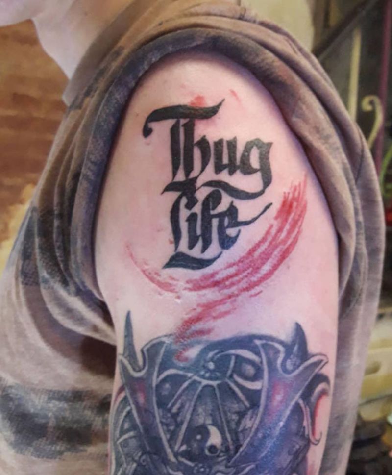 30 Unique Thug Life Tattoos For Your Next Ink