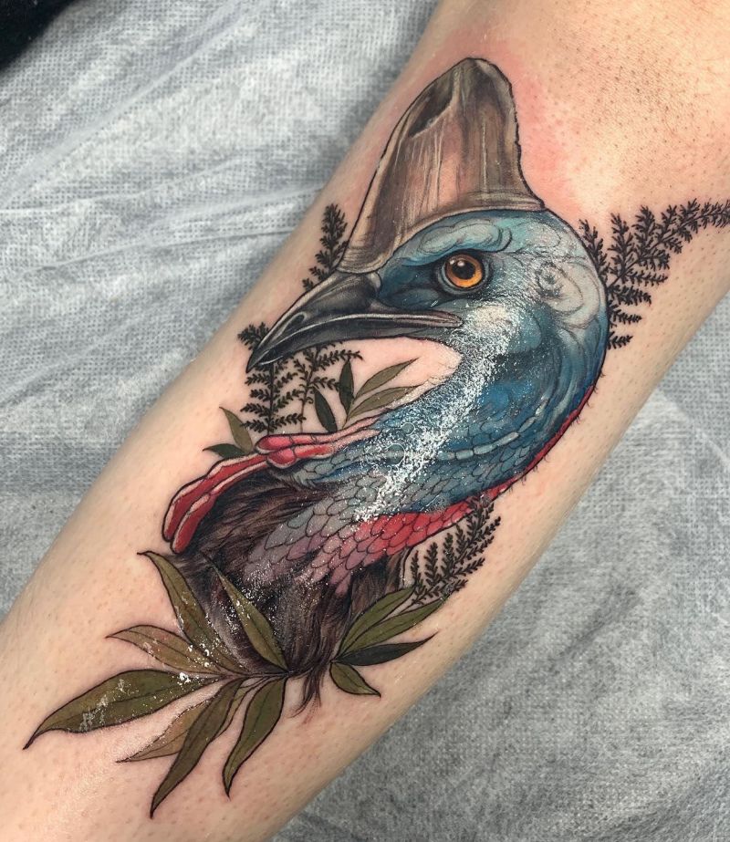 30 Unique Cassowary Tattoos You Must Love