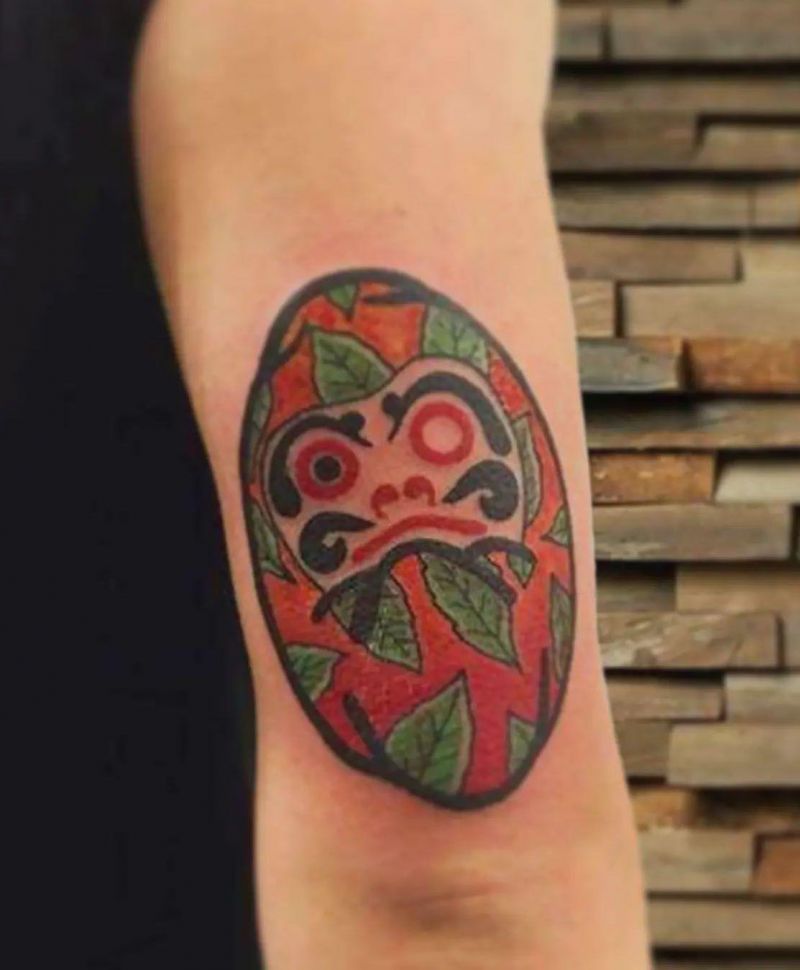 30 Unique Daruma Doll Tattoos for Your Inspiration