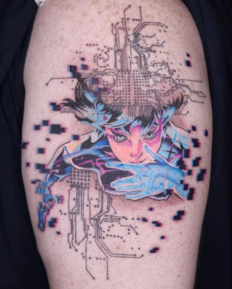 30 Unique Ghost In The Shell Tattoos You Can Copy