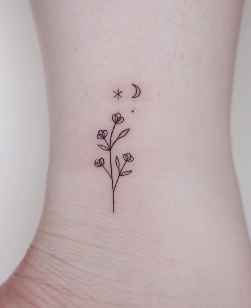 30 Unique Gypsophila Tattoos for Your Inspiration