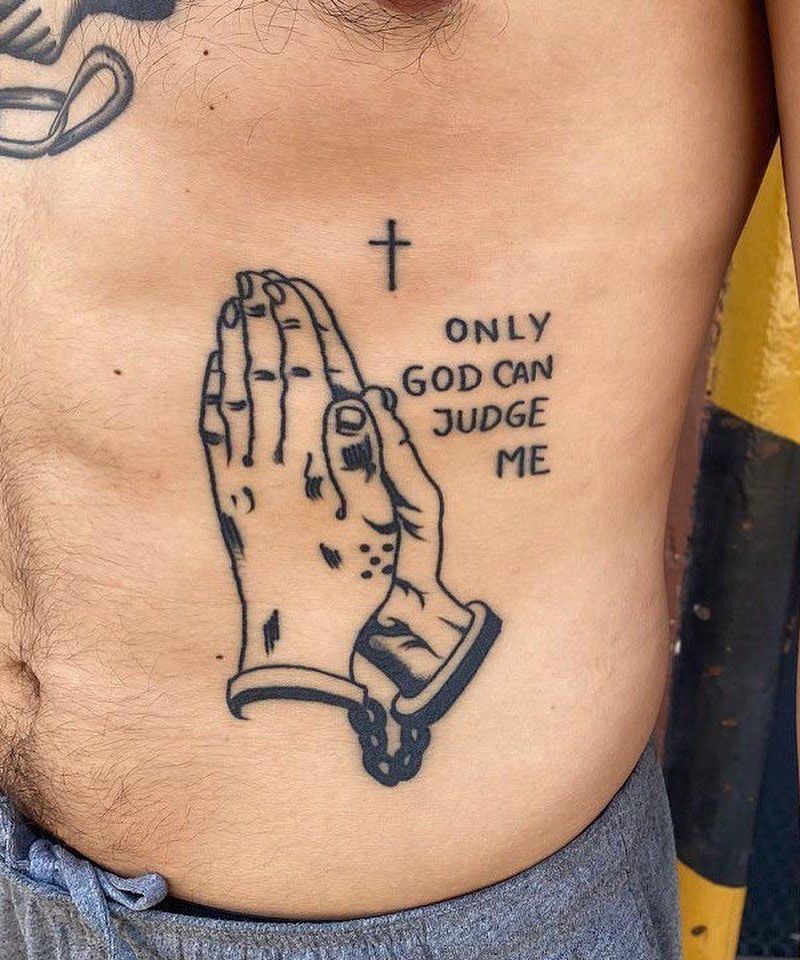 30 Unique Only God Can Judge Me Tattoos You Can Copy