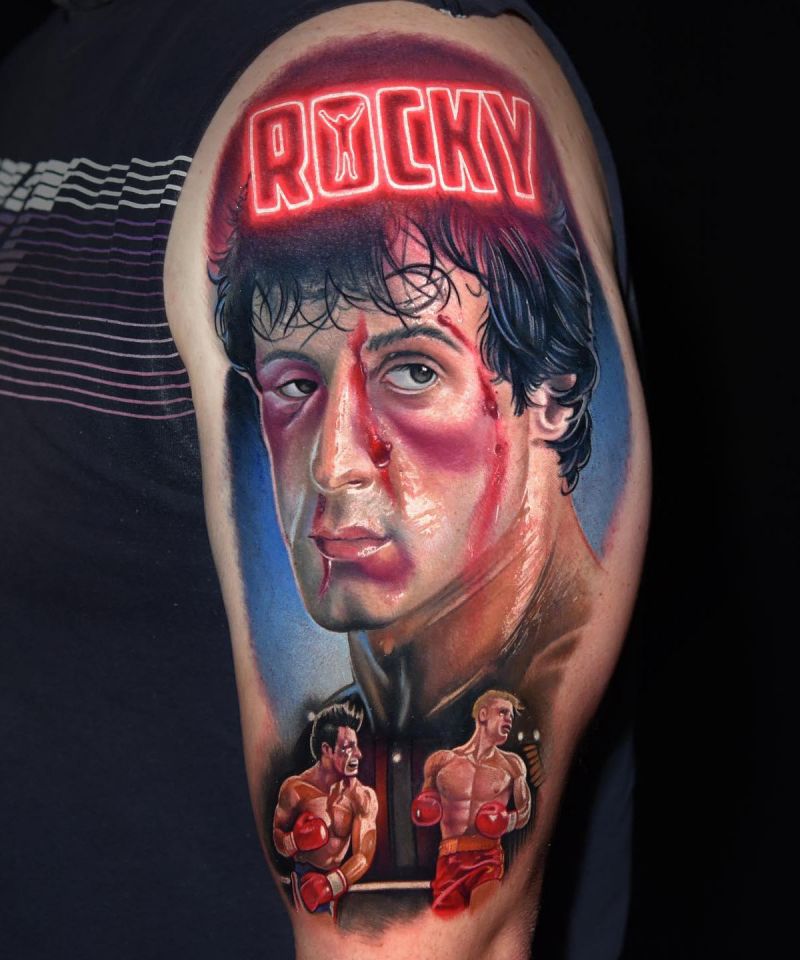 30 Excellent Rocky Tattoos to Inspire You