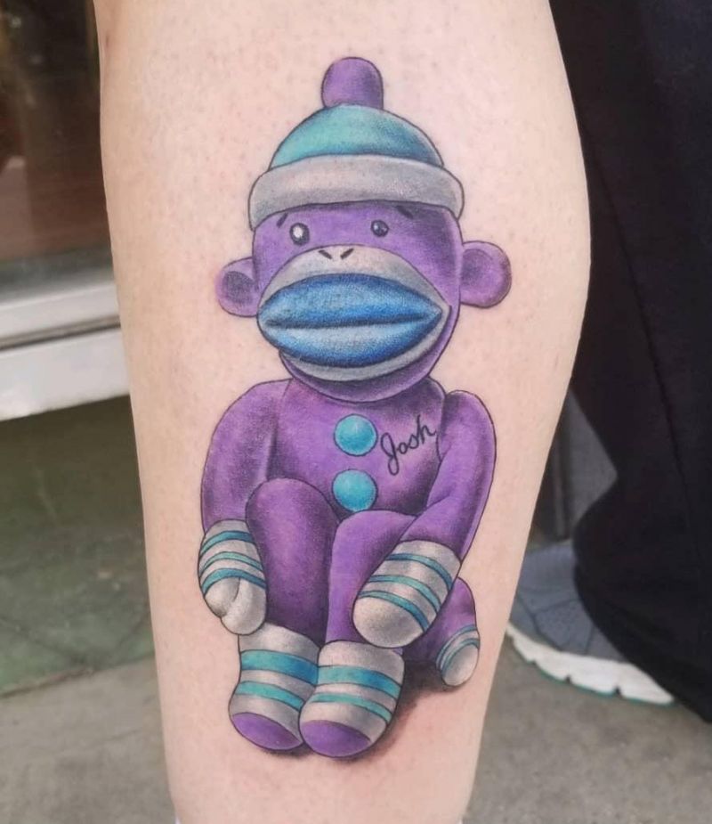 27 Unique Sock Monkey Tattoos for Your Inspiration