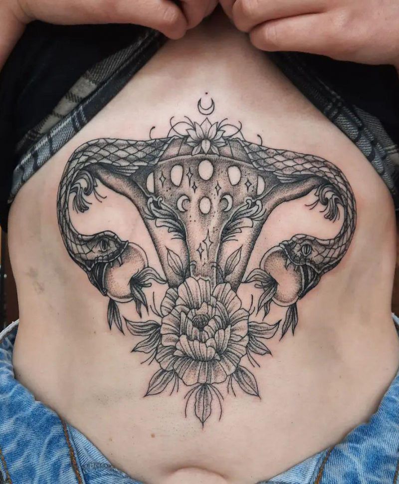 30 Pretty Sternum Tattoos For Your Next Ink