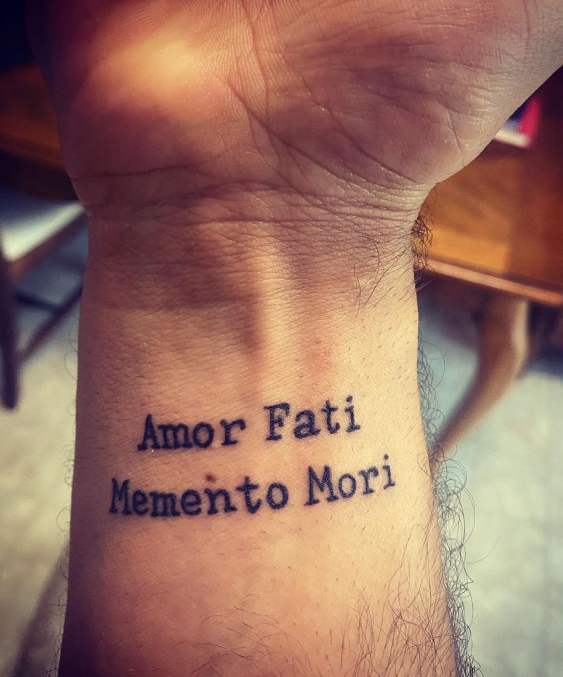 30 Unique Amor Fati Tattoos to Inspire You