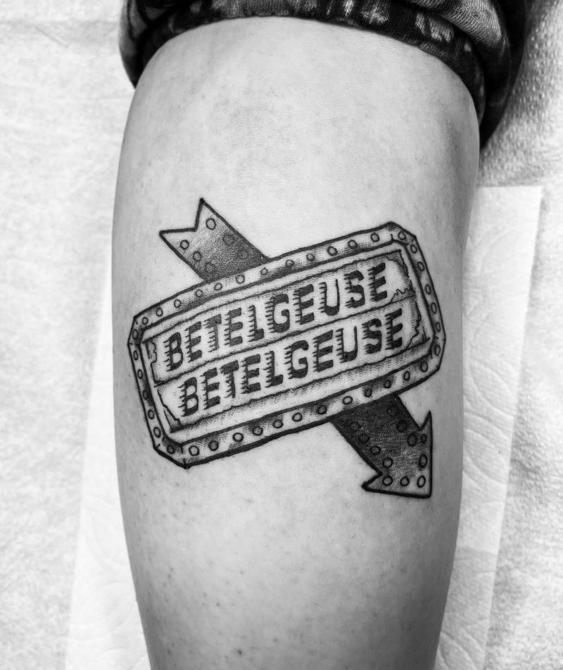 30 Unique Beetlejuice Tattoos You Must Love