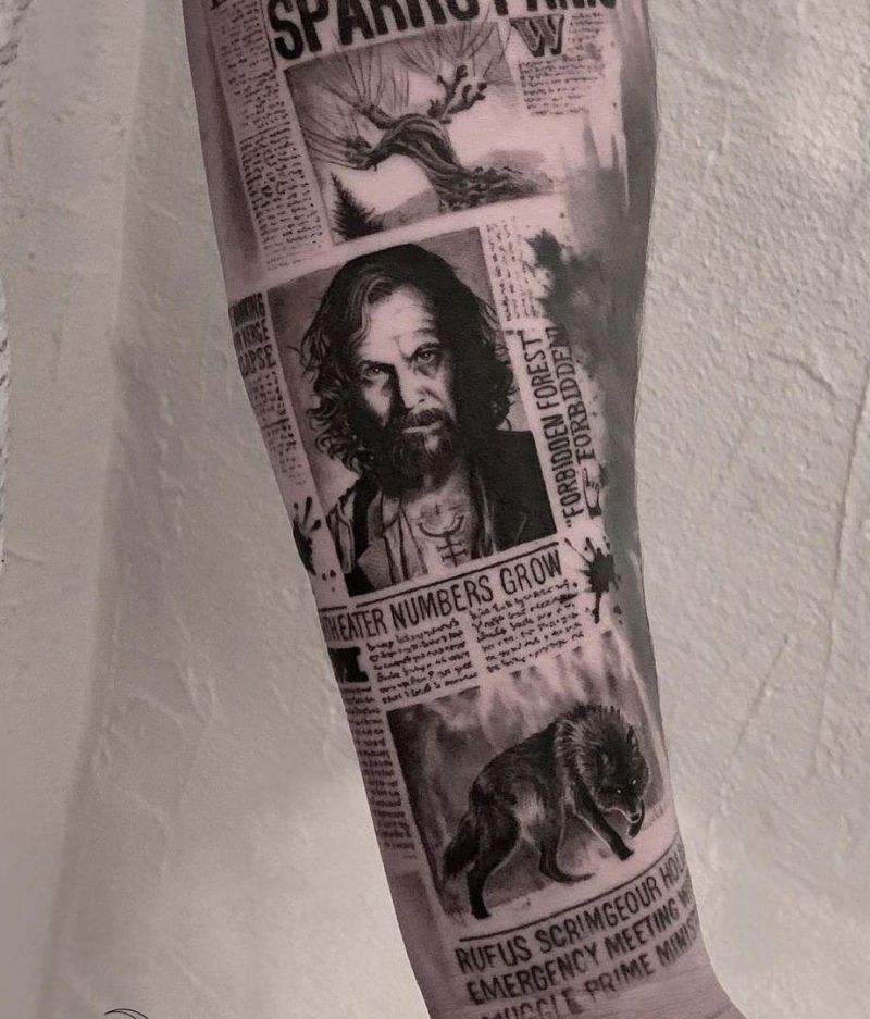 30 Unique Newspaper Tattoos You Must Love