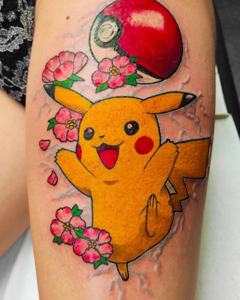 30 Cool Pikachu Tattoos You Can Copy