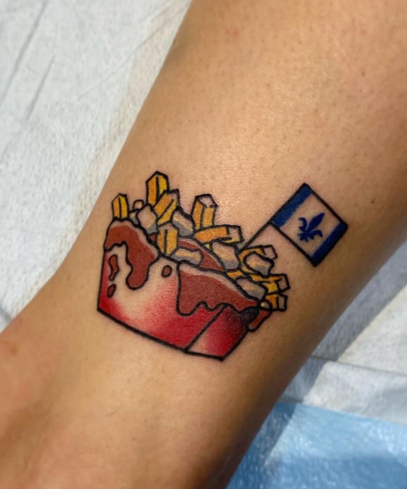 30 Unique Poutine Tattoos You Must Love