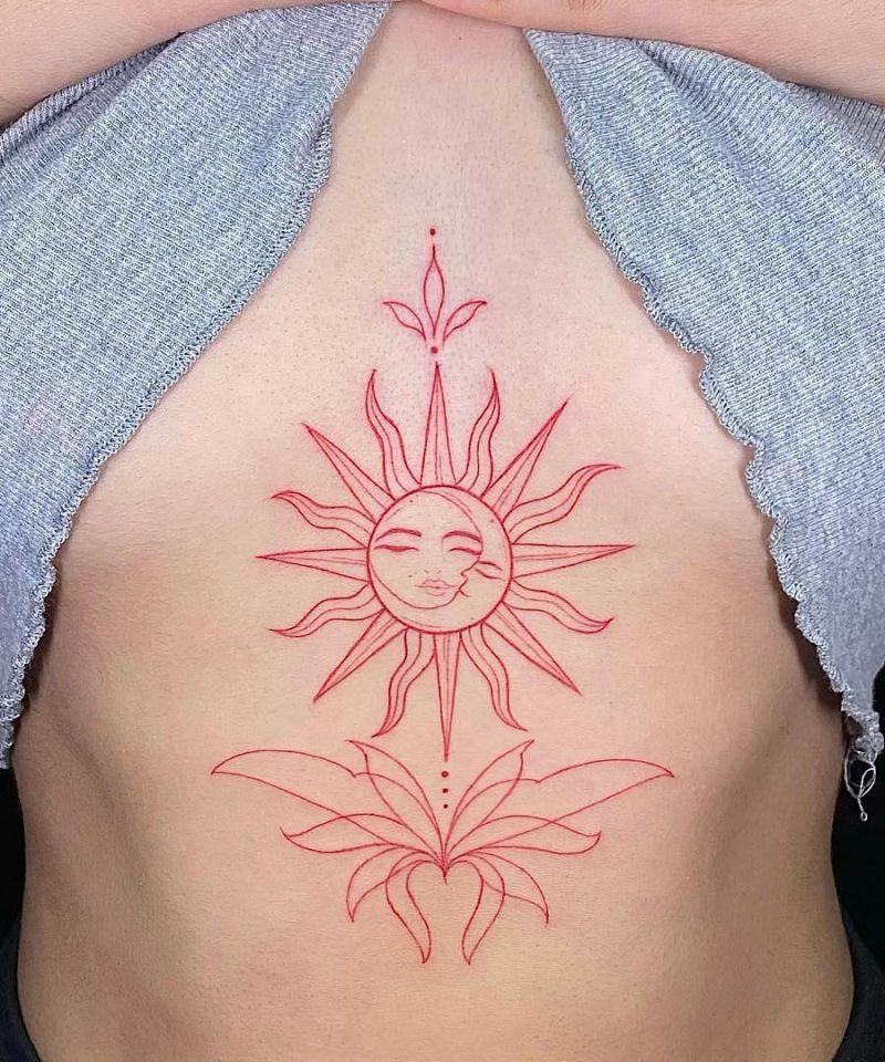 30 Pretty Sternum Tattoos For Your Next Ink