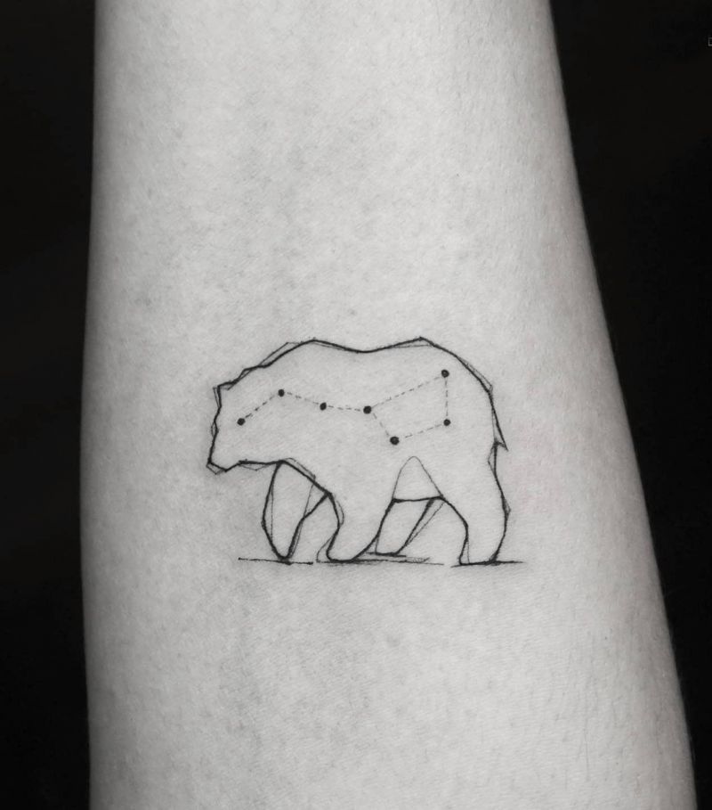 30 Unique Ursa Major Tattoos to Inspire You