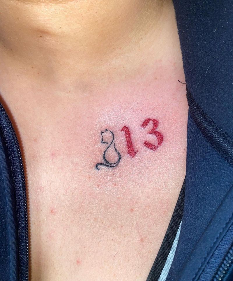 30 Unique 13 Tattoos For Your Next Ink