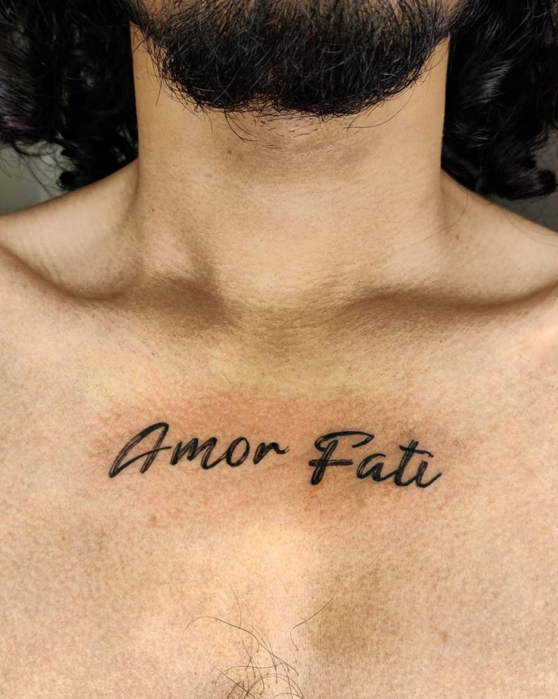 30 Unique Amor Fati Tattoos to Inspire You