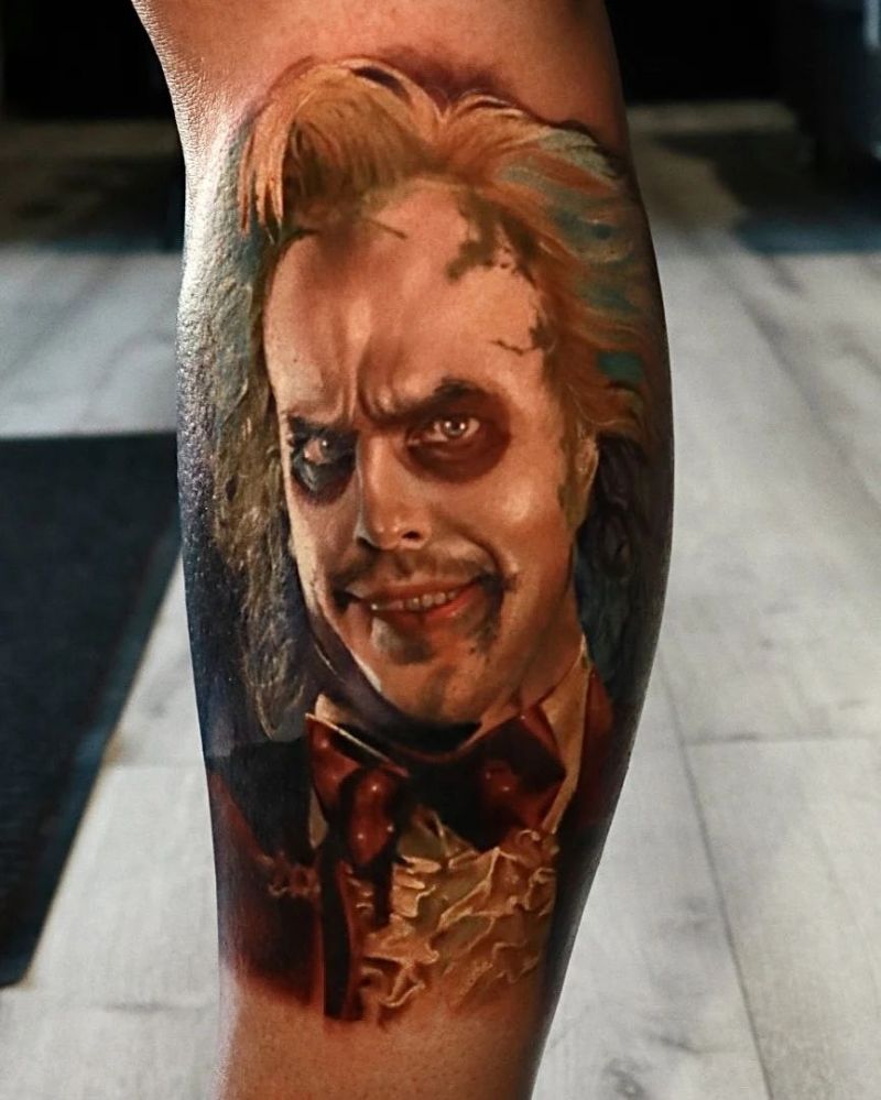 30 Unique Beetlejuice Tattoos You Must Love