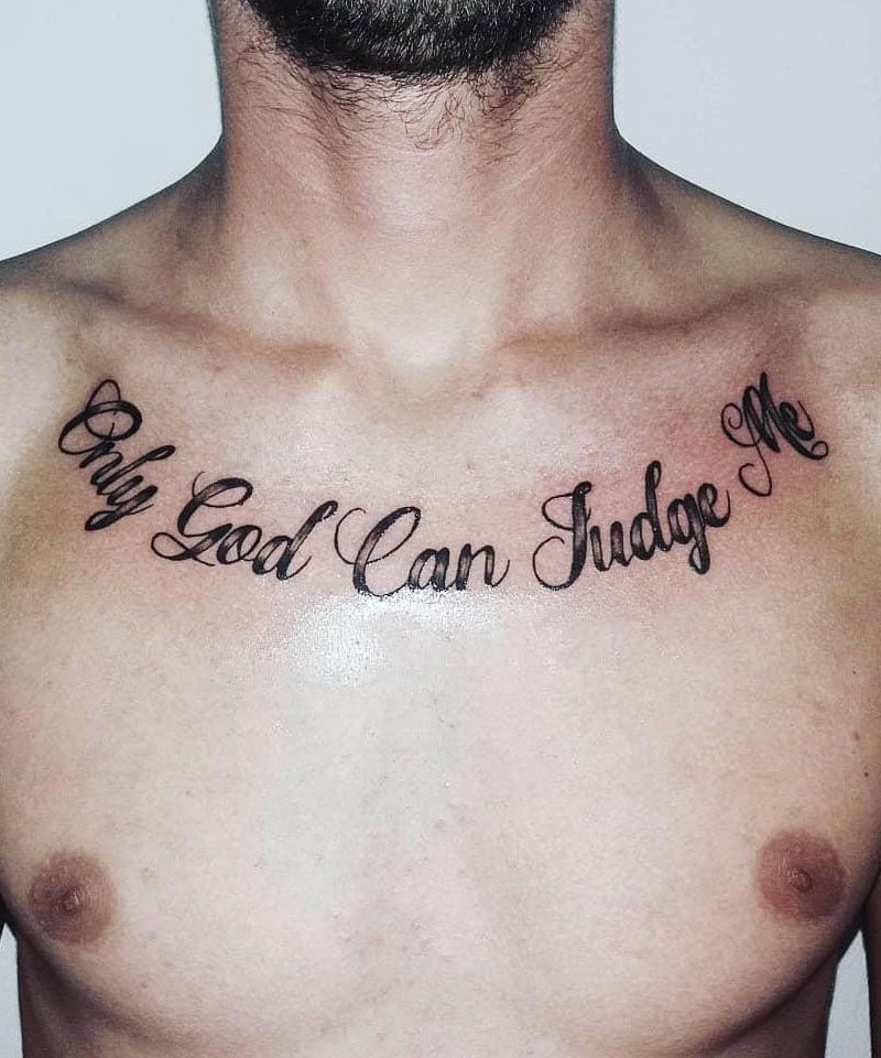 30 Unique Only God Can Judge Me Tattoos You Can Copy